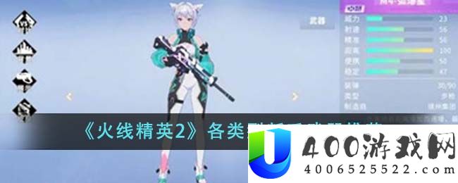 《火线精英2》各类型新手武器推荐-火线精英2各类型新手武器有哪些