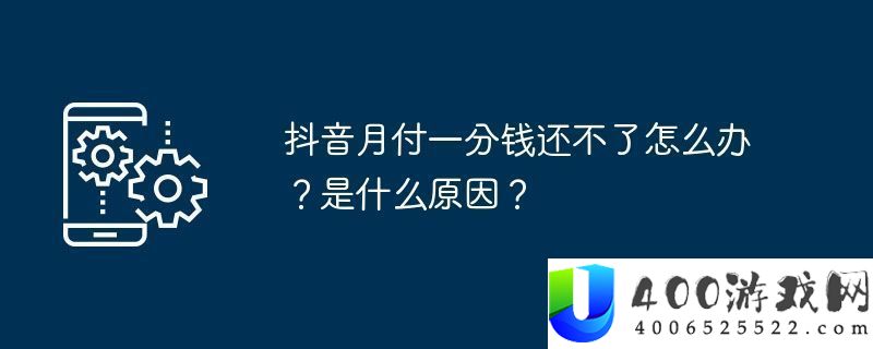 抖音月付一分钱还不了怎样办-是甚么原因