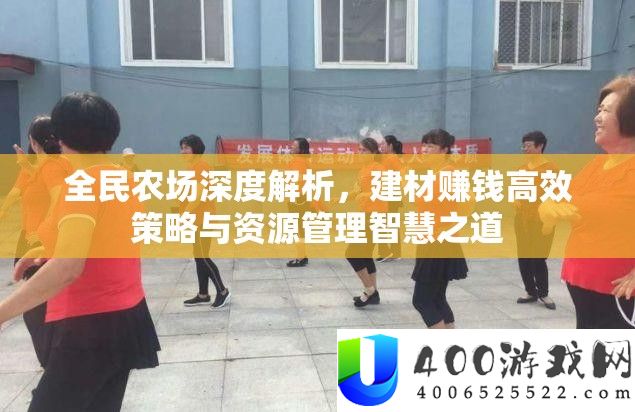 全民农场深度分析，建材赚钱高效技巧与资本经管聪明之道