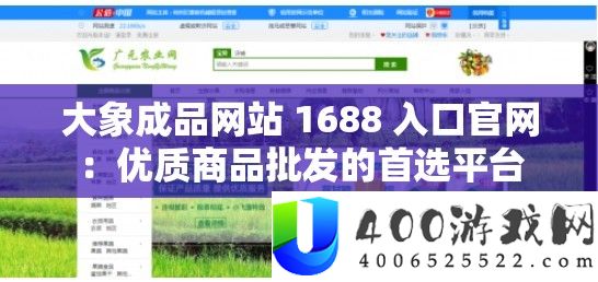 大象成品网站 1688 入口官网：优质商品批发的首选平台