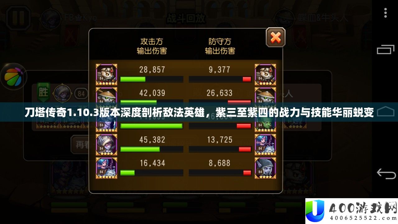 刀塔传奇1.10.3版本深度剖析敌法英雄，紫三至紫四的战力与技能华丽蜕变