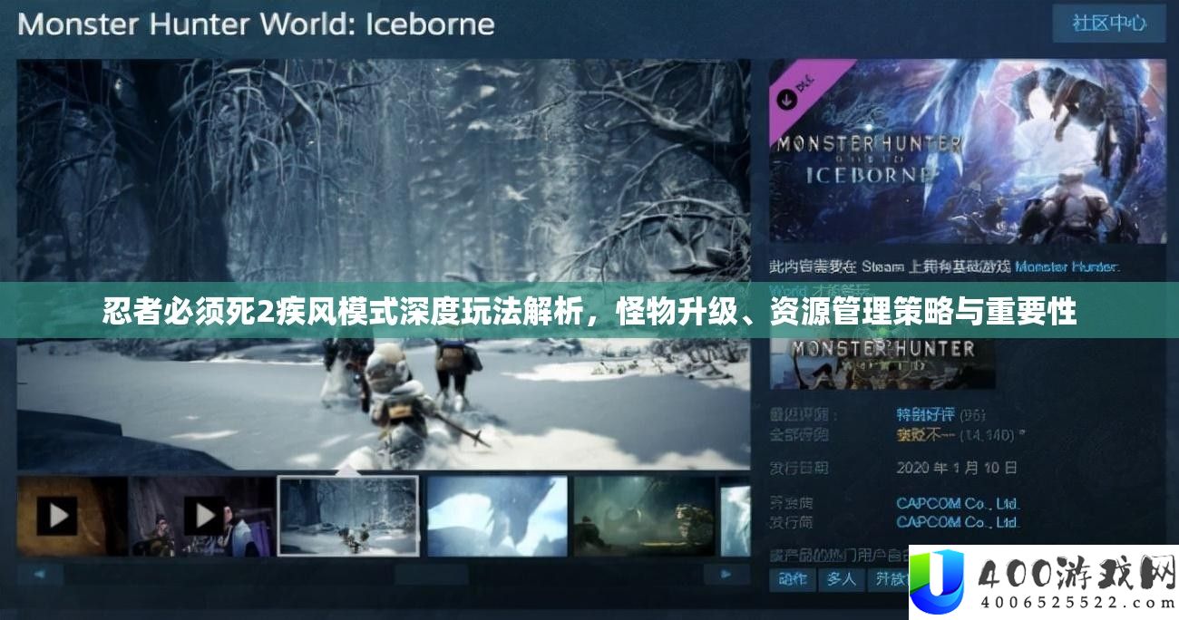 忍者必需死2疾风形式深度玩法分析，怪物晋级、资本经管技巧与主要性