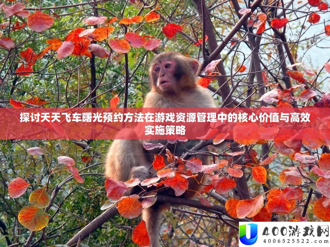 探讨天天飞车曙光预约方法在游戏资源管理中的核心价值与高效实施策略