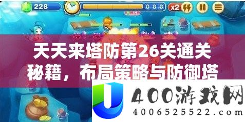 天天来塔防第26关通关秘籍，布局策略与防御塔选择详解攻略