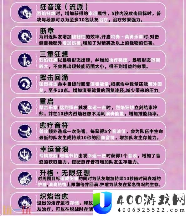 灵魂乐手狂音流职业培养攻略