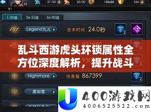 乱斗西游虎头环锁属性全方位深度解析，提升战斗力的关键装备