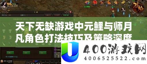 天下无缺游戏中元鲤与师月凡角色打法技巧及策略深度剖析
