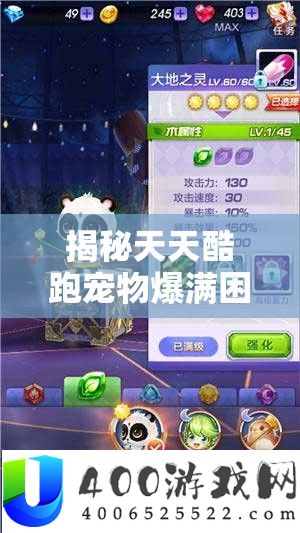 揭秘每天酷跑宠物爆满窘境，索求解锁新宠物的潜藏秘密通道
