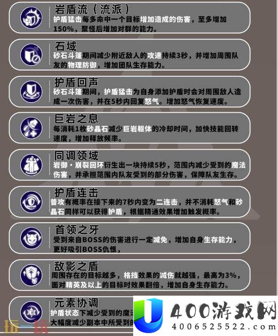 巨刃守护者岩盾流职业培养攻略