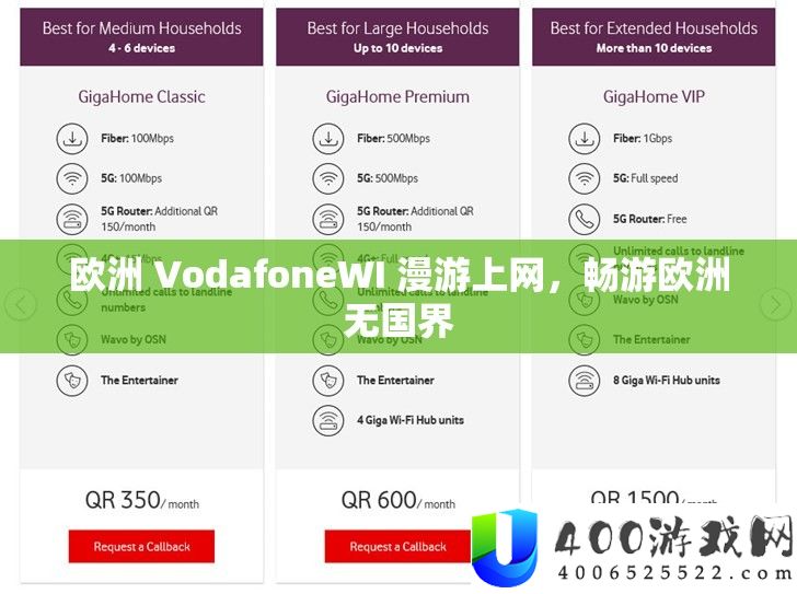欧洲 VodafoneWI 漫游上网，畅游欧洲无国界