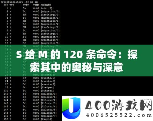 S 给 M 的 120 条命令：探索其中的奥秘与深意