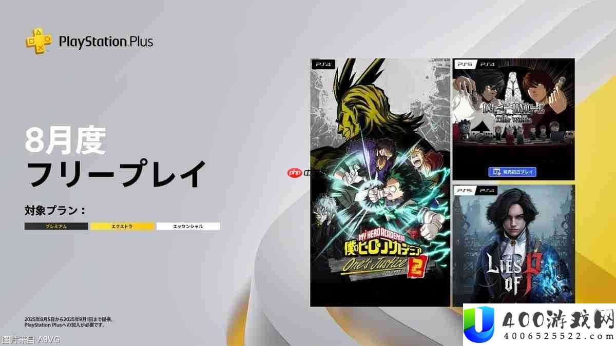 PS-PLUS会员8月收费游戏发布-匹诺曹的谣言等