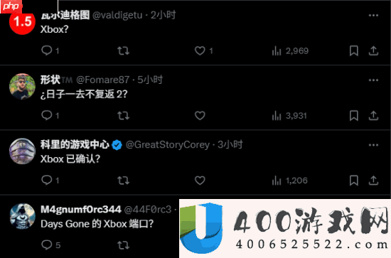 往日不再开发商Bend发神秘动态