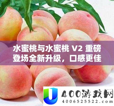 水蜜桃与水蜜桃 V2 重磅退场全新晋级，口感更佳
