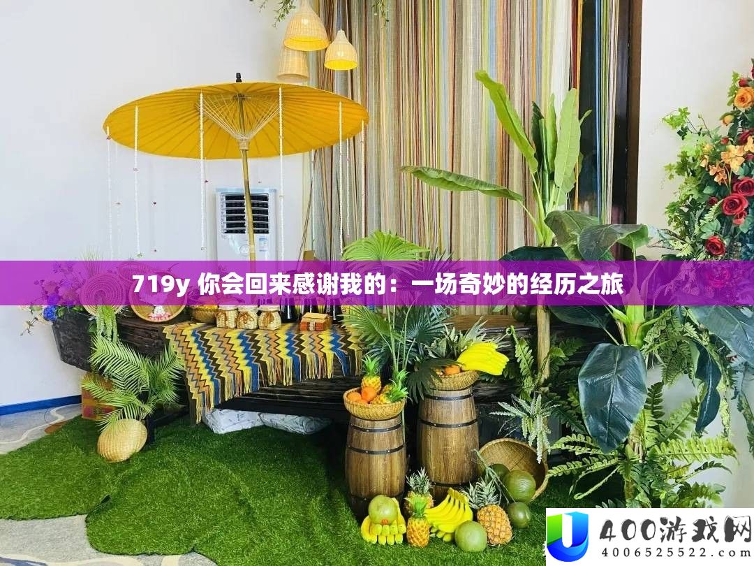 719y 你会回来感激我的：一场巧妙的阅历之旅