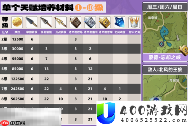 菲谢尔材料一览
