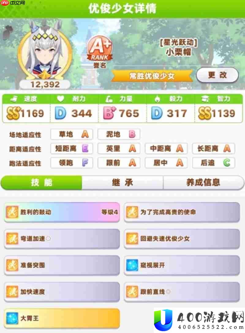 初期赛马娘选择推荐