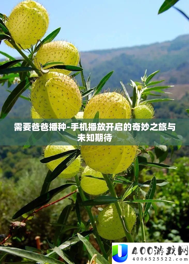 需要爸爸播种-手机播放开启的奇妙之旅与未知期待