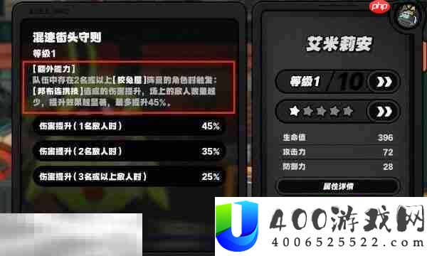 绝区零艾米莉安强度介绍