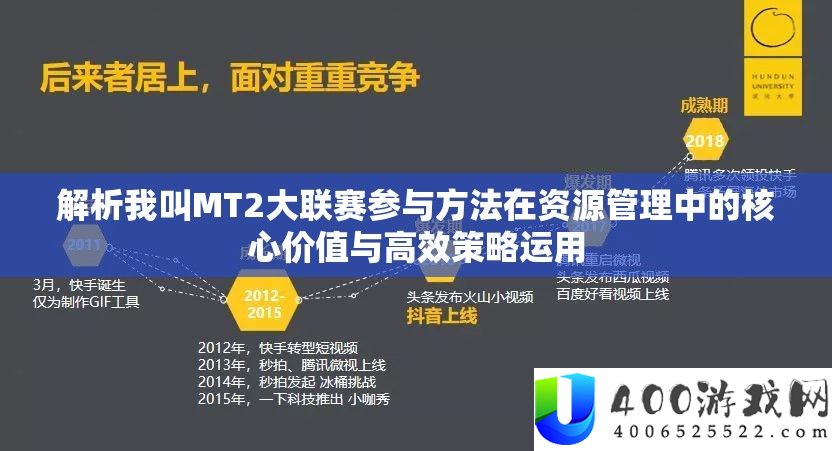 分析我叫MT2大联赛介入攻略在资本经管中的中心价值与高效技巧运用