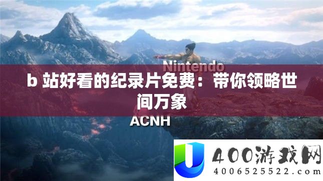 b 站美观的记载片收费：带你领略人间万象