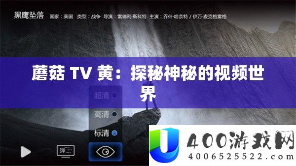 蘑菇 TV 黄：探秘神秘的视频世界