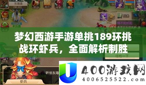 梦幻西游手游单挑189环挑战环虾兵，全面解析制胜策略与实战技巧
