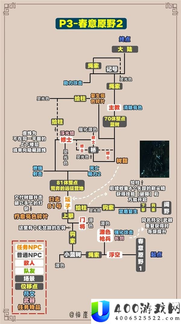 光与影33号远征队全收集标注地图