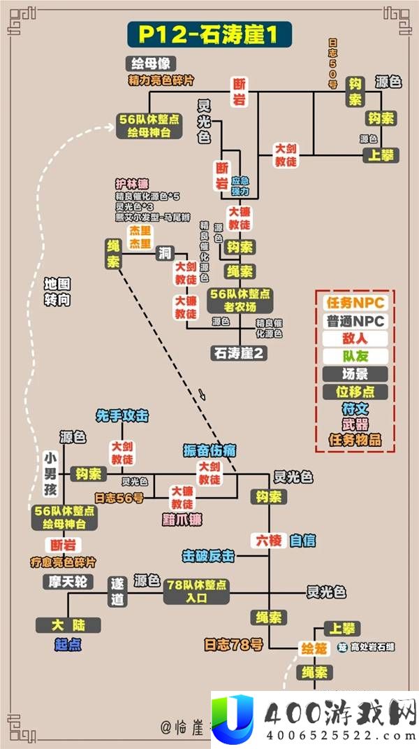 光与影33号远征队全收集标注地图