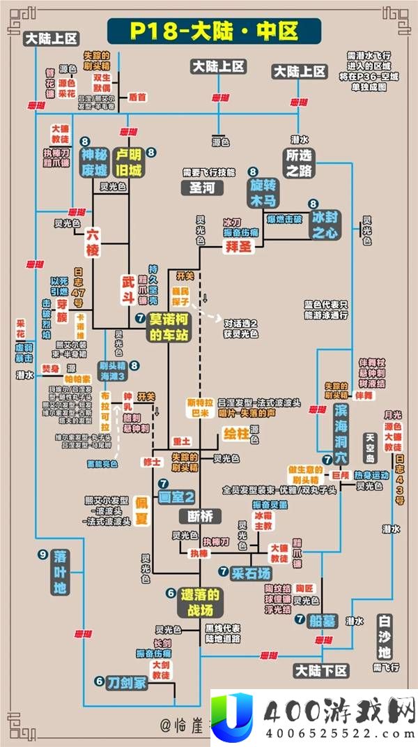 光与影33号远征队全收集标注地图