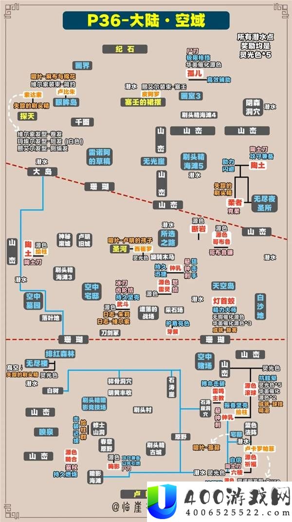 光与影33号远征队全收集标注地图
