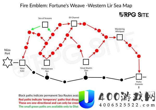 火焰纹章万缕千丝利尔海地图