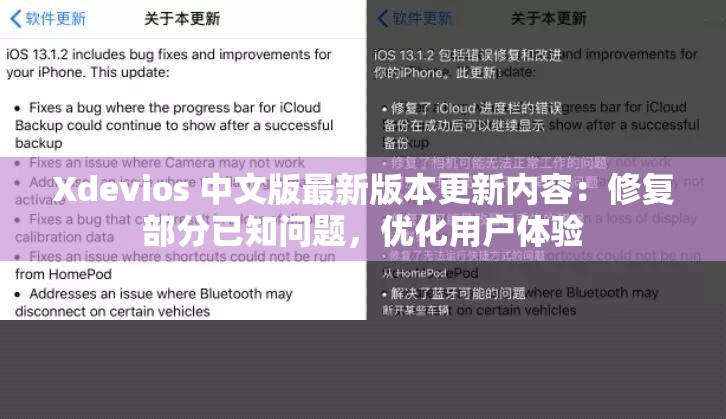 Xdevios中文版最新版本更新：修复已知问题与优化体验