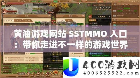 黄油游戏网站 SSTMMO 进口：带你走进不一样的游戏世界