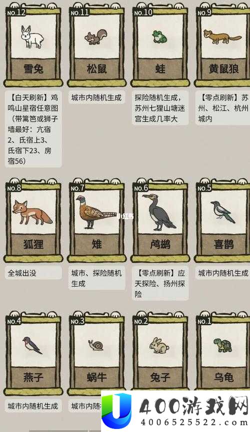 江南百景图小动物饲养后有何惊喜