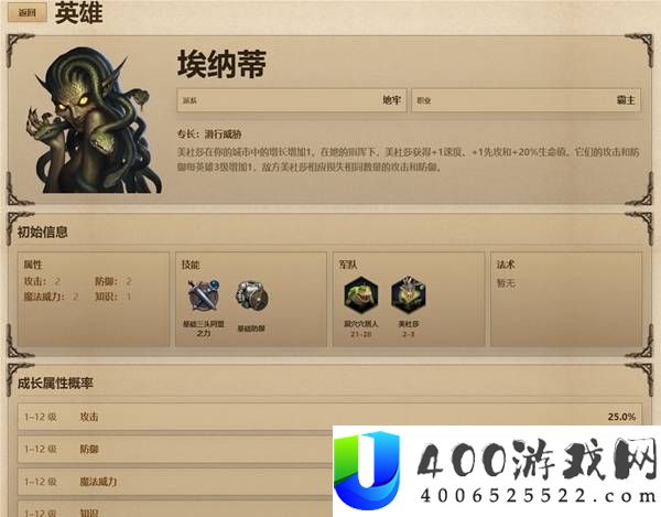 魔法门之英雄无敌上古纪元全英雄图鉴