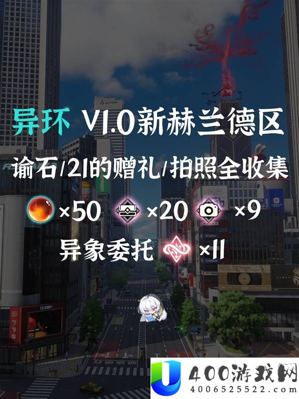 《异环》新赫兰德区全收集点位标注：宝箱、解谜与探索路线一览