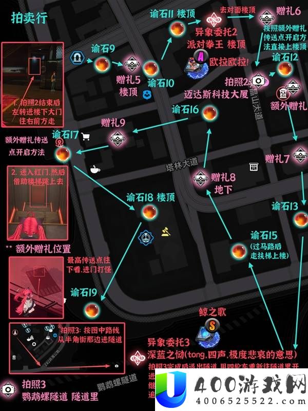 异环新赫兰德区全收集点位标注