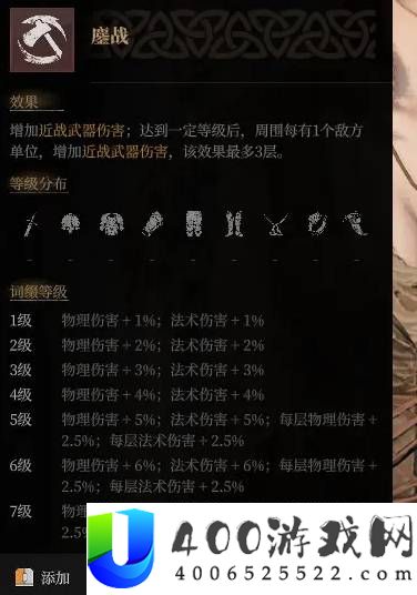 雾影猎人攻击词条强度分析