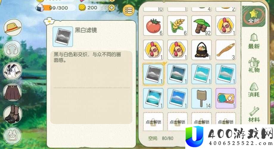 小森生活背包滤镜如何使用？揭秘滤镜在资源管理中的关键性及高效技巧