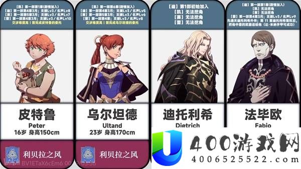 火焰纹章万缕千丝角色加入条件及信息